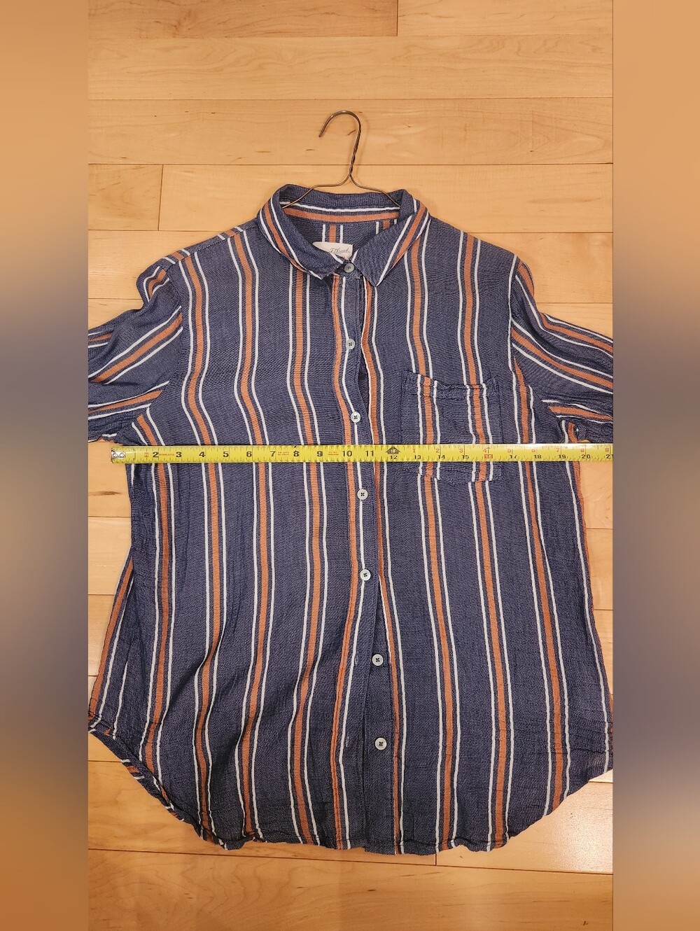 Universal Thread Womens Cotton Rayon Button Down Shirt - Large - Picture 7 of 8